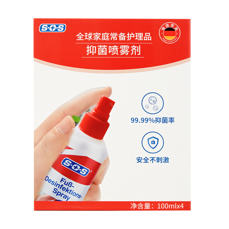 SOS 抑菌 喷雾剂 100ml*4