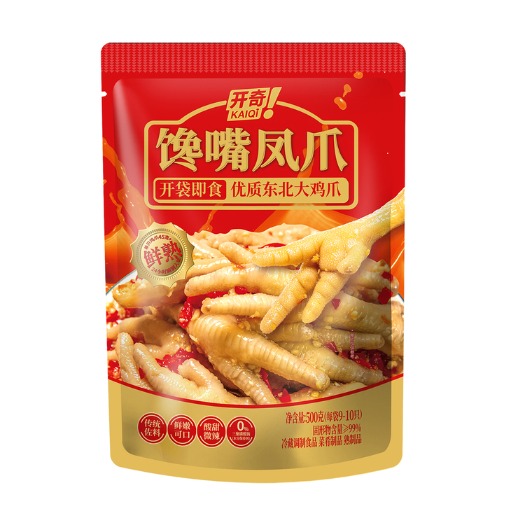 【冷藏】开奇 馋嘴 凤爪 500g